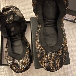 Leopard print Yosi Samoa ballet flats